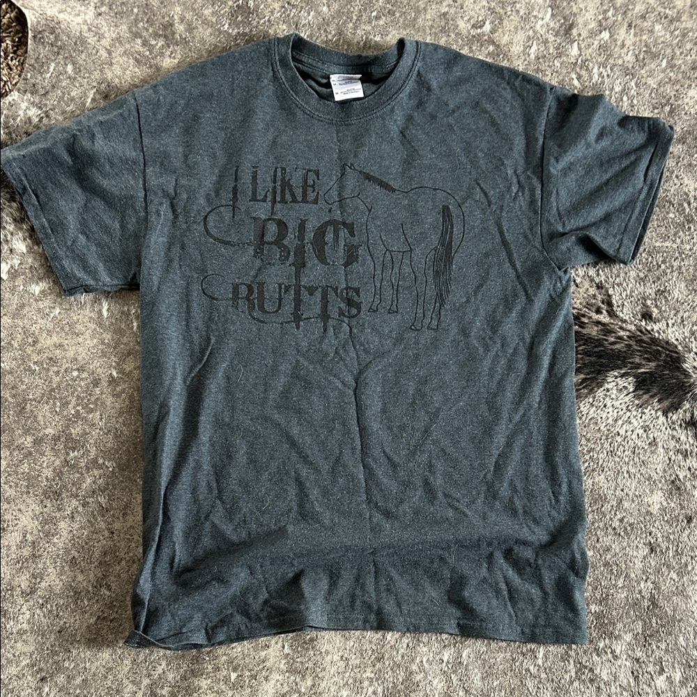 Gildan Dark Gray Graphic Tee